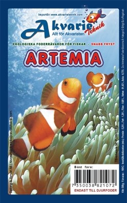 Akvarie Teknik -Artemia ekologisk- 6 x 100 gr.- til kr. 100,-(fragtfrit)